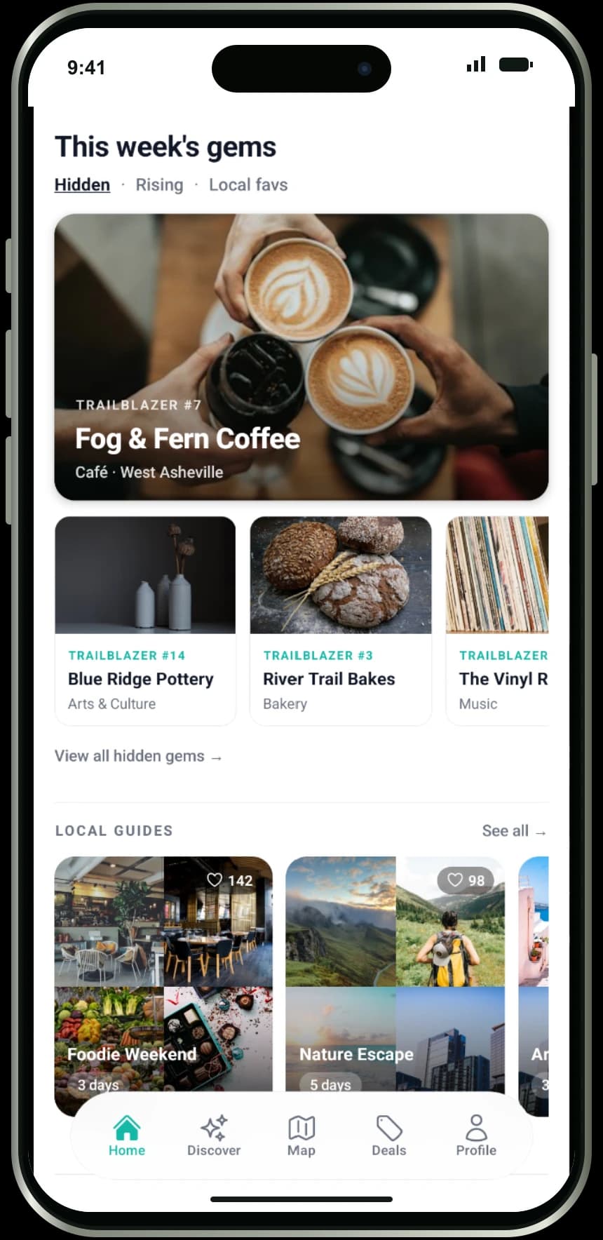 Local-Link discover app screenshot in an iPhone